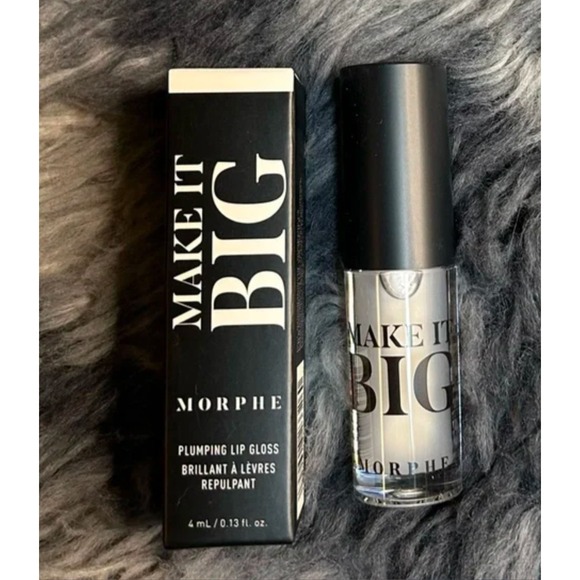 Morphe Make It Big Plumping Lip Gloss Big Bang Clear High Shine 4ml 0.13oz NIB - Picture 3 of 7